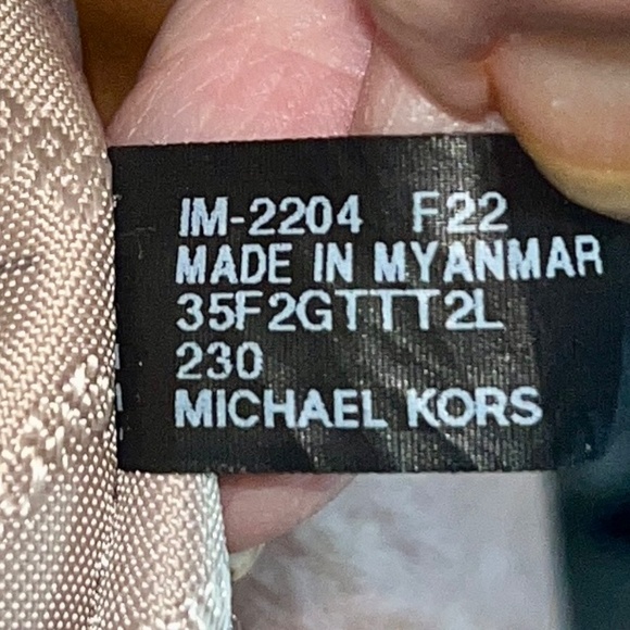 Michael Kors Tan Genuine Python Snake Shoulder Bag - Picture 9 of 10